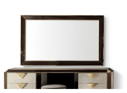 Design Lustro lustro ścienne Modern 110x190 Meble Drewno Rama arredoclassic Nowość