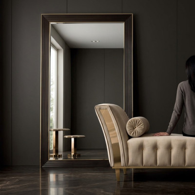 Design Lustro lustro ścienne Drewno Rama lustro wiszące luksusowe Meble arredoclassic
