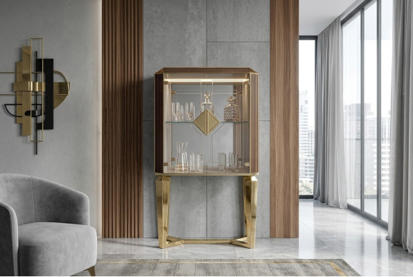Szafa Bar Szafka Gablota Salon Designer Półka Meble arredoclassic