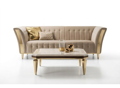 Szlachetny design stolik kawowy Stolik salon Tabela Drewno stoły arredoclassic