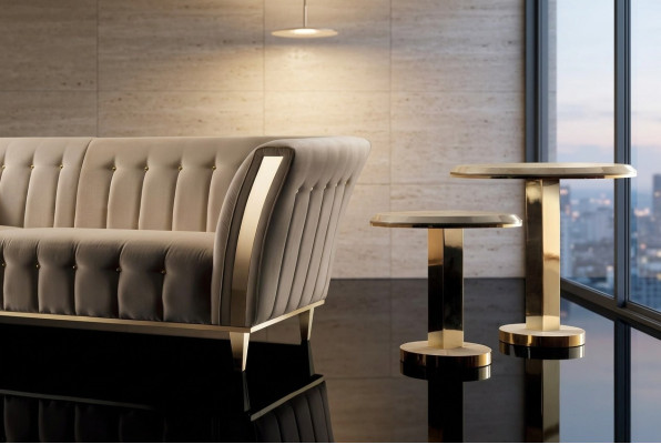 Okrągły Stolik Stolik kawowy Sofa Living Room Design stoły Okrągłe Meble