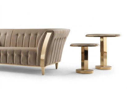 Okrągły Stolik Stolik kawowy Sofa Living Room Design stoły Okrągłe Meble