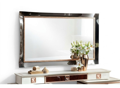 Klasyczny design Lustro salon Kredens deski Drewno Rama Barok Rokoko