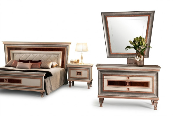 Elegancki Styl Meble Sypialnia Kredens Szafa Classic Kredens z Lustro