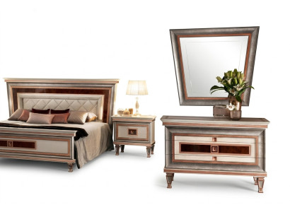 Elegancki Styl Meble Sypialnia Kredens Szafa Classic Kredens z Lustro