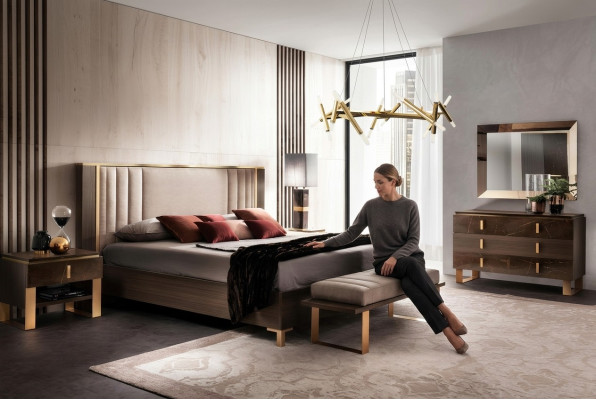 Łóżko Podkładka Design Łóżko podwójne Hotel Sleep Pokój 180x200cm arredoclassic