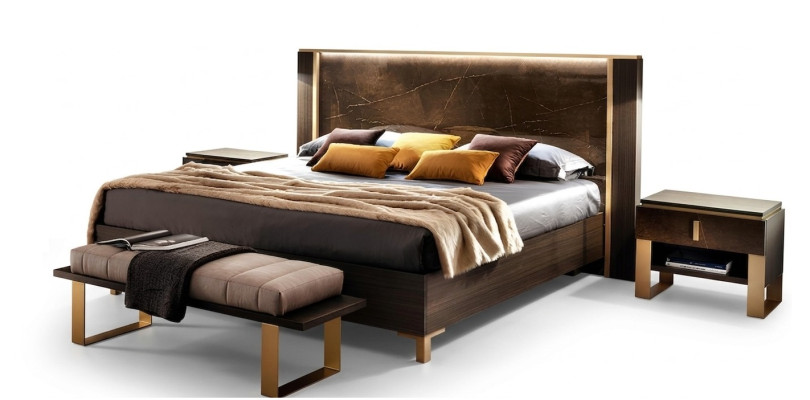 Łóżko Podkładka Classic Podwójne łóżko Drewno 180x200cm Hotel bed Sypialnia Nowość
