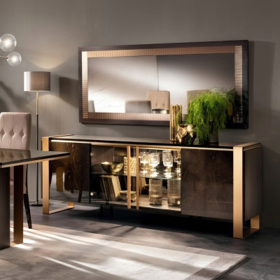Kredens Kredens Komody Kredensy Salon Barokowy Kredens Lustro Nowość