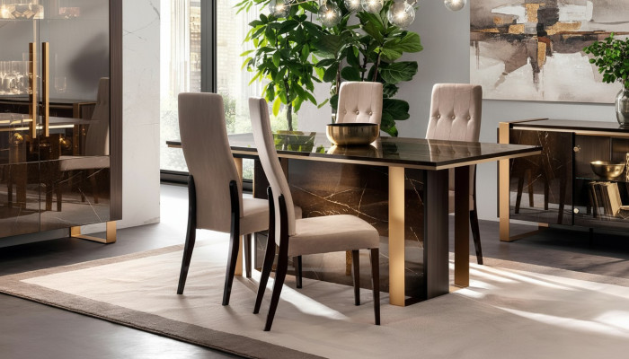 Stół obiadowy Tabela Grupa jadalnia Salon Ustaw Drewno Design stoły 200x100cm