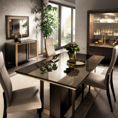Designerski Stół obiadowy Design Tabela Drewno jadalnia salon klasyczny 160x90 cm Nowość