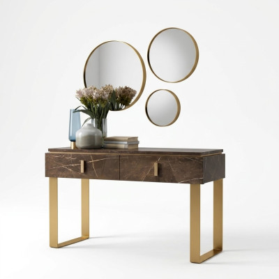 Stół konsolowy Design Drewno Tabela konsola Stoły konsolowe Schmink Tabela Sideboard