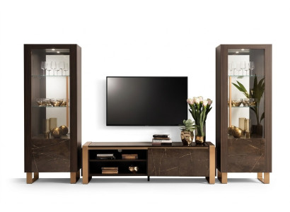 Designerski telewizor rtv Kredens Kredens Side Szafka niska Pokój Półka Luxury Living