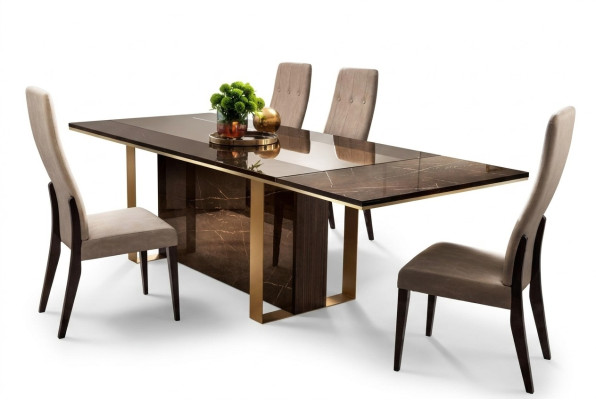 Designerski Stół obiadowy Design Tabela Drewno jadalnia stół do salonu Meble włoskie
