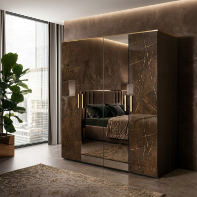Luksusowe Sukienki Szafa Designerskie Szafy Meble Wysoki Połysk Living Drewno Nowe