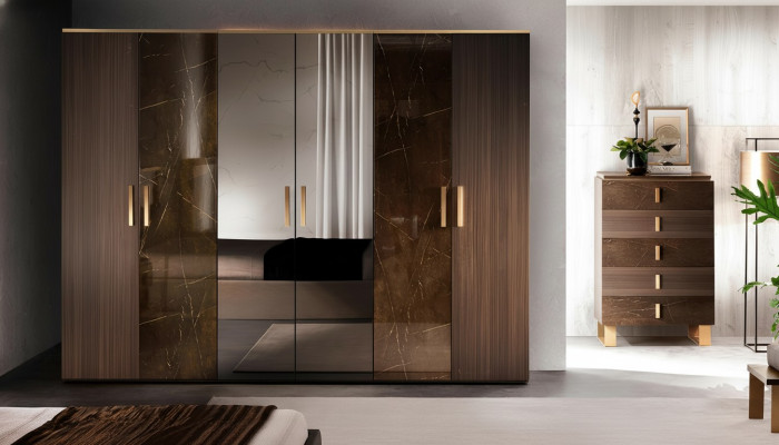 Luksusowe Sukienki Szafa Szafy Designerskie Meble Wysoki Połysk Living Drewno Nowe