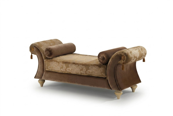 Szezlong sofa rozkładana kanapa leżaki szezlong włókienniczy barokowy rokoko arredoklasyczny