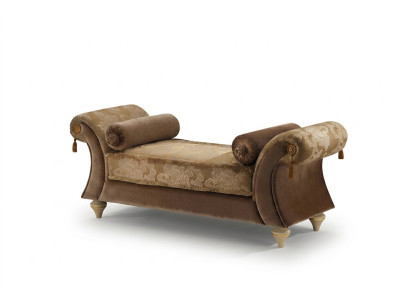 Szezlong sofa rozkładana kanapa leżaki szezlong włókienniczy barokowy rokoko arredoklasyczny