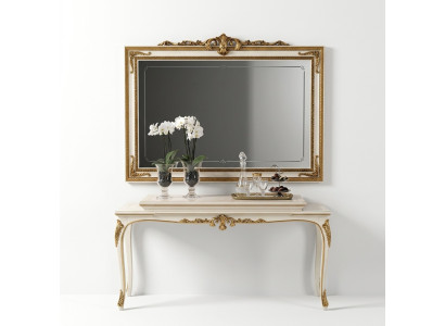 lustro ścienne Drewno Rama Golden Lustro lustro wiszące lustro ścienne salon Nowość