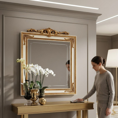 połysk ścienne Dekoracja Meble Living Interior Szafa Ściana Lustro Nowość