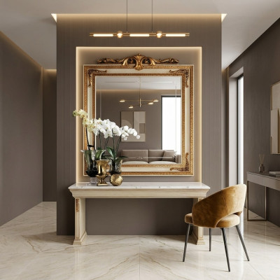 połysk ścienne Dekoracja Meble Living Interior Szafa Ściana Lustro Nowość