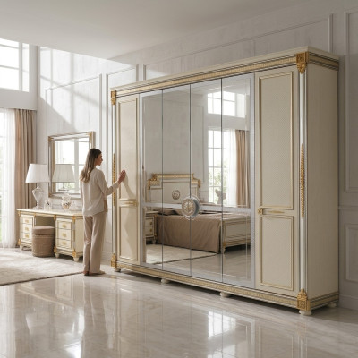Szafa Sypialnia Drewno Szafa Modern Style Szafki Luxury Classic
