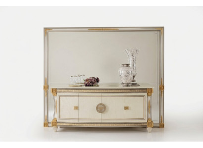 Bufet Kredens Kredens Lustro Prawdziwy Praca fizyczna Baroque Rococo arredoclassic
