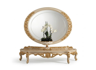 Design Lustro lustro ścienne oryginalne Drewno Rama Lustro wiszące Luxury Meble Baroque