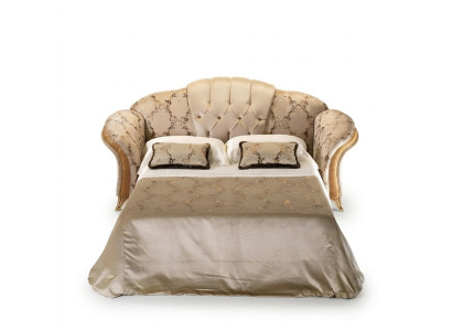 Sofa 3 miejsce do siedzenia Sofa z funkcją łóżka włókienniczego Material Meble Podkładka arredoclassic