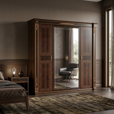 Szafa Sypialnia Drewno Szafa Modern Style Luksusowe Szafki Classic