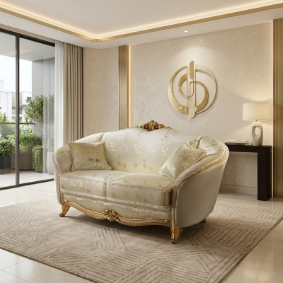 Sofa 2 miejsce do siedzenia Luksusowa Designerska Kanapa Nowa Sofa Luksusowe Sofy Tapicerowane Meble Dwumiejscowe