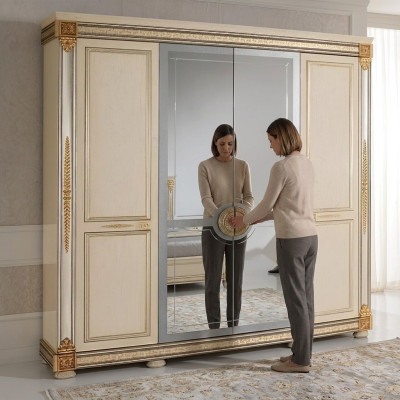 Luksusowe Sukienki Szafa Szafy Meble Wysoki Połysk Designerskie Living Drewno Nowe