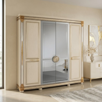 Luksusowe Sukienki Szafa Szafy Meble Wysoki Połysk Designerskie Living Drewno Nowe