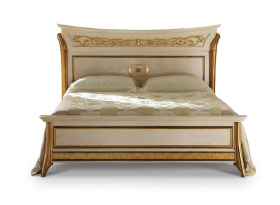 Łóżko Design Luksusowe podwójne łóżko hotelowe Sleep Pokój 180x200 arredoclassic Meble