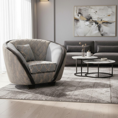 Design Fotel Materiał Kanapa Sofa Podkładka Sofy Fotel TV 1 Siedziba arredoclassic