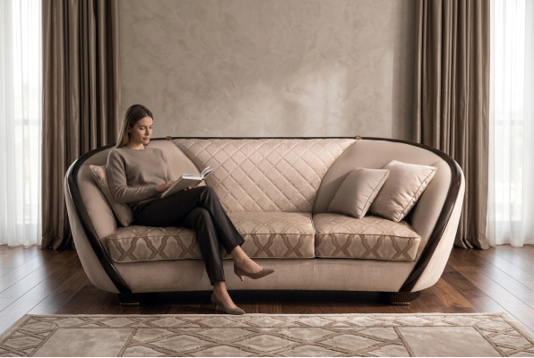 Sofa Kanapa Podkładka 3 miejsce do siedzenia Włókienniczy Sofy Kanapy Siedziba Obcios Design Club