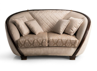 Salon Material Kanapa Sofa 2 miejsce do siedzenia Designerskie Kanapy Kanapa Beżowa Włókienniczy Podkładka