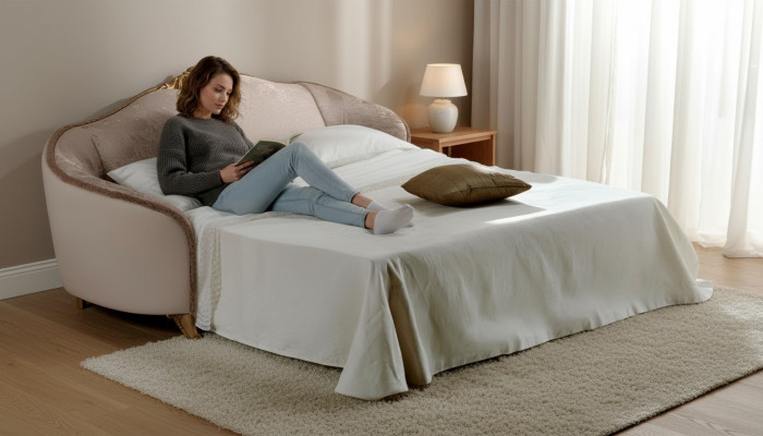 Sofa Sofa Rozkładana Sofa 3-osobowa z funkcją łóżka Couch Włókienniczy Sofa Podkładka