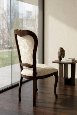 Projektant Krzesło Luksusowy Fotel Podkładka Krzesła 1x Fotel Living Dining Pokój Włókienniczy