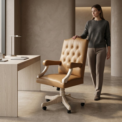 Luksusowe Biuro Fotel Krzesło Podkładka Krzesła Designerskie Meble Office Chef Obrotowe
