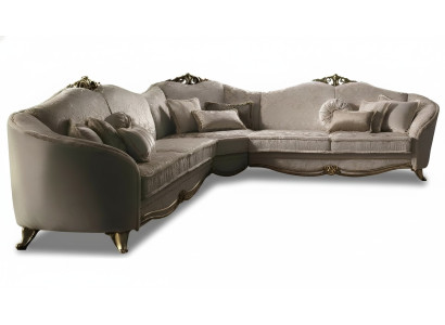 Narożnikowa kanapa Żywy krajobraz Sofa Couch L Shape Podkładka Couchen Włókienniczy arredoclassic
