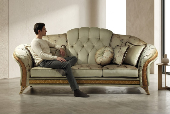 Sofa rozkładana sofa 3 miejsce siedzące Duża funkcja łóżka rozkładana sofa sofy kanapy arredoclassic