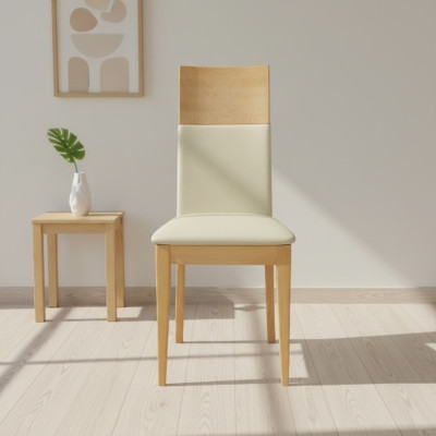 Krzesła Krzesło Fotel Solidny Drewno Włókienniczy Drewno Fotel Skóra New Lounge Podkładka