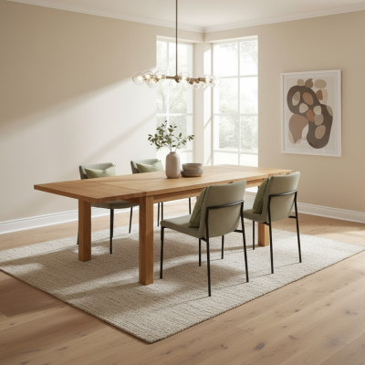 Stół obiadowy Drewno stoły Living Jadalnia Pokój Tabela Solidne drewno 180x90cm Stoły do ​​jadalni Solidny
