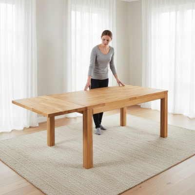 Stół obiadowy Drewno stoły Living Jadalnia Pokój Tabela 180x90cm Stoły do ​​jadalni Solidny Solidne drewno
