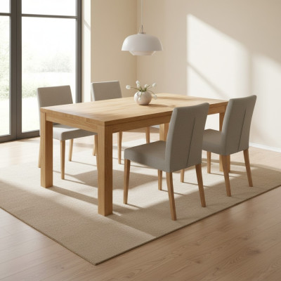 Tabela Stół obiadowy Massive Meble jadalnia 200x100cm Prawdziwe Drewno Lite drewno Nowe stoły