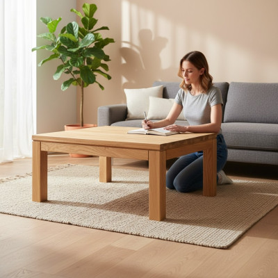 stolik kawowy stolik drewniany Prawdziwe drewno blat Stolik Tabela 120x80 Stoliki do kawy