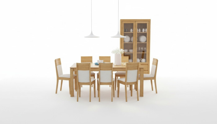 Stół obiadowy Drewno stoły Living Jadalnia Pokój Tabela 180x90cm Solidne Solidne drewniane stoły do ​​jadalni