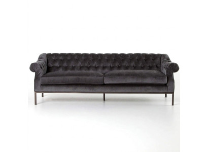 Chesterfield Sofa Couch Podkładka Materiał Deko Skóra Couchen Podkładka Ustawić