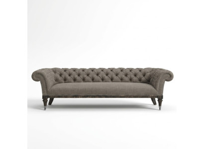 Chesterfield Sofa Couch Podkładka Materiał Skóra Couchen Podkładka Ustawić 4-osobowa