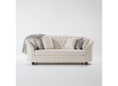 Beżowa Royal Couch - Luksusowe Meble Chesterfield Podkładka Design Meble